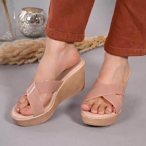 Cloudmary Wedges - shoebank.in