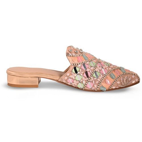 Glimmer Mules - shoebank.in